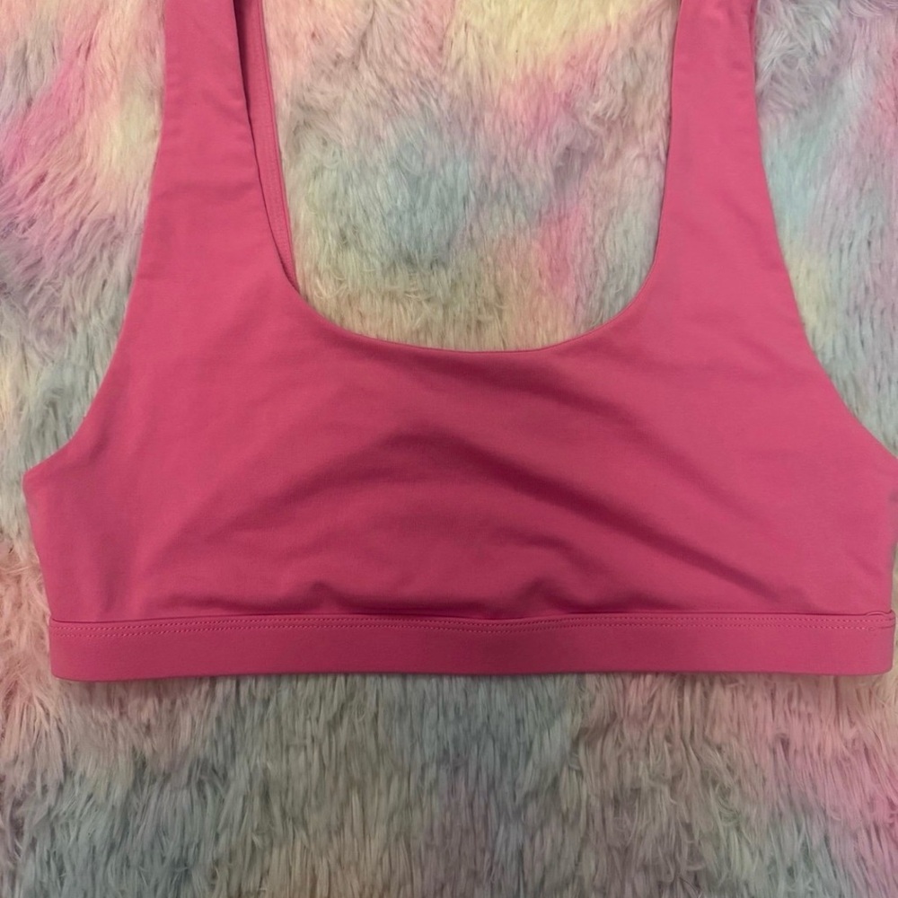 Pink Fabletics Women's Sports Bra Large